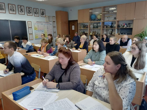 Участие в расширенном заседании президиума Мядельского районного комитета Профсоюза