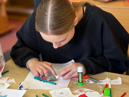 «Цветочная аппликация в символике»