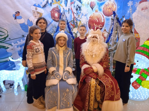 Встреча старого Нового года с Дедом Морозом и Снегурочкой